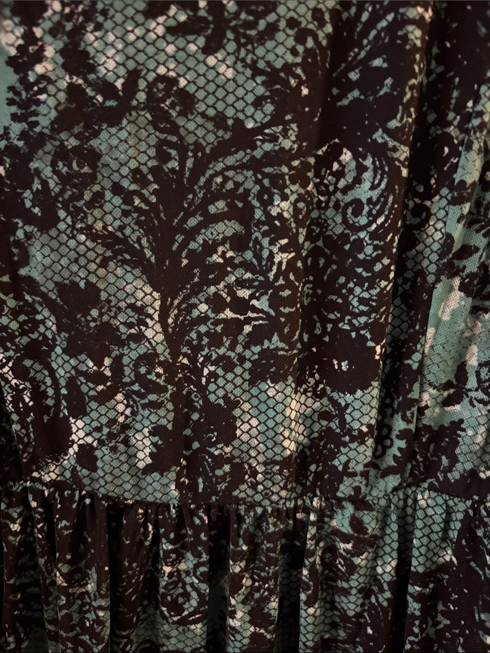 torrid Teal and Black High-Low Dress - Picture 3 of 5